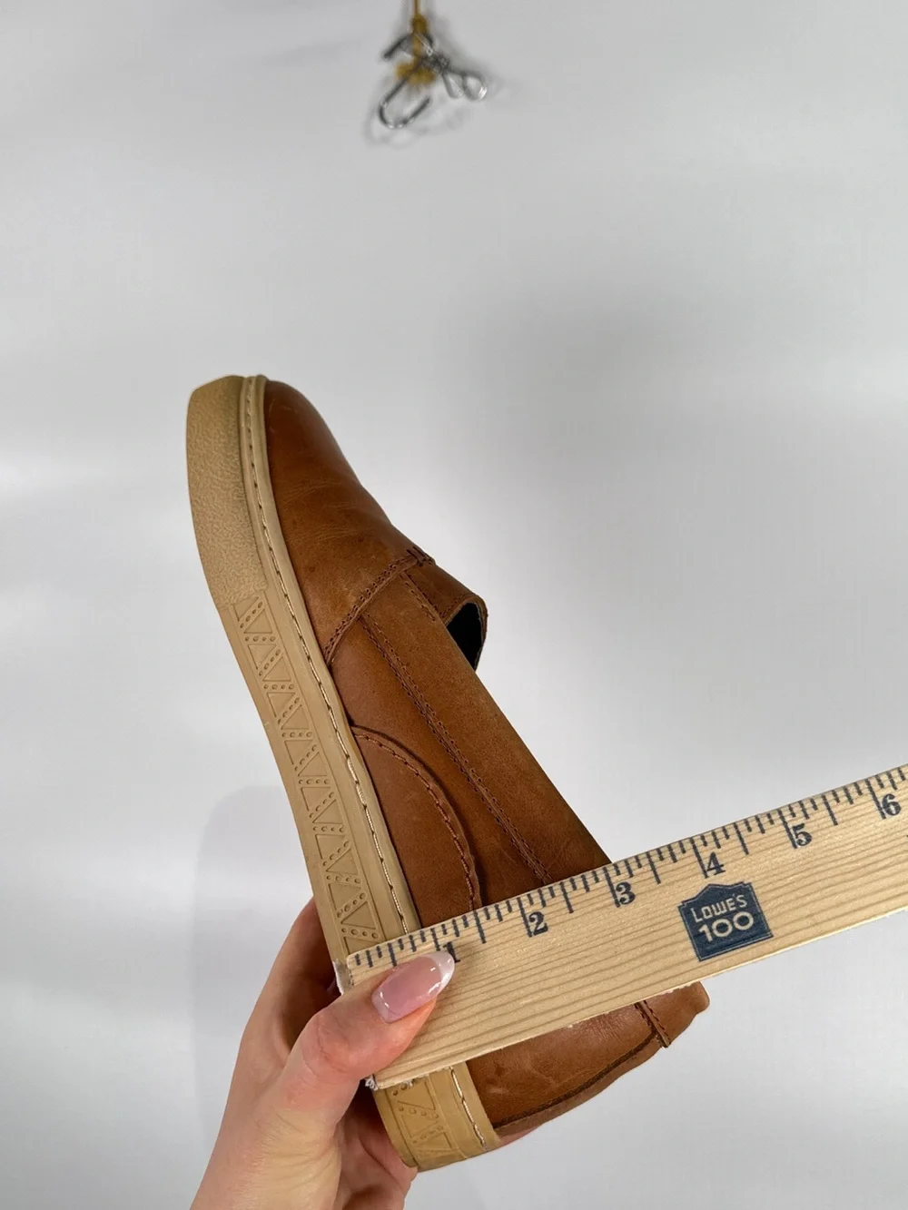 Oliberte Slip On Loafers Elastic Gusset Pull Up Leather Brown EU 42